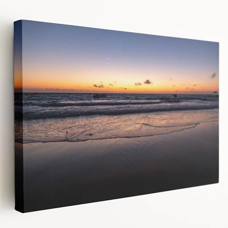 Wholesale Yucatan Sunset Beach Scene - Mexico Yucatan Wall Art Print