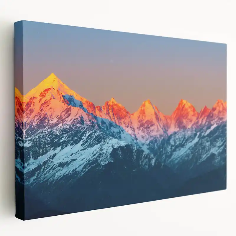 Best Price Majestic Himalayan Mountain Wall Art – Scenic Indian Landscape Canvas Print