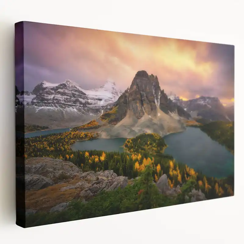 Top Pick Dramatic Autumn Mountain Art – British Columbia’s Majestic Peaks & Lakes