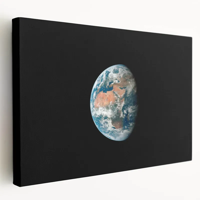 Hot Picks Planet Earth Wall Art - Vivid Global View of Africa and Europe Prints