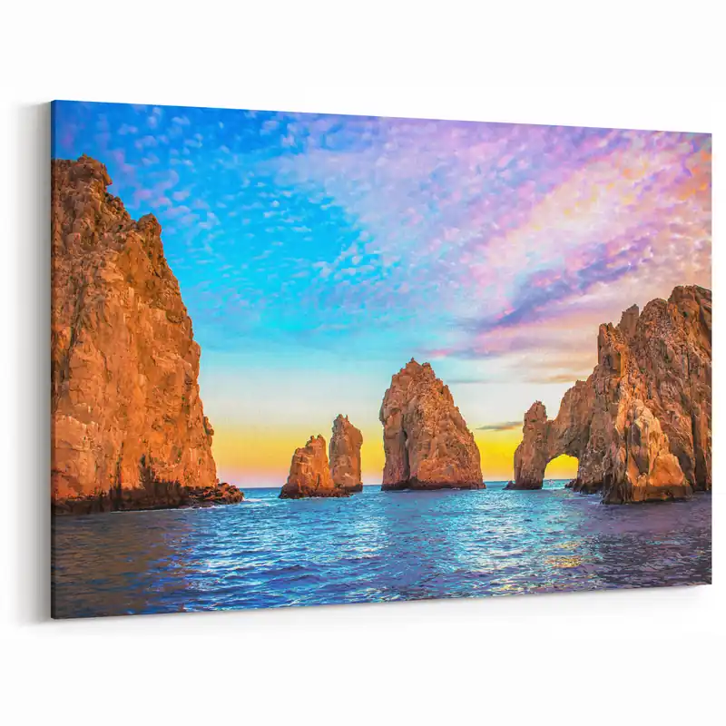 Special Offer Scenic Baja California Rock Formations - Vibrant Coastal Mexico Art Print