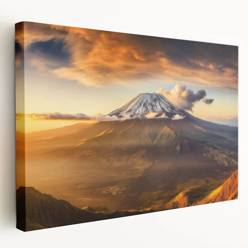 Breathtaking Mount Kenya Wall Art - African Landscape Photography Print Price Cut
