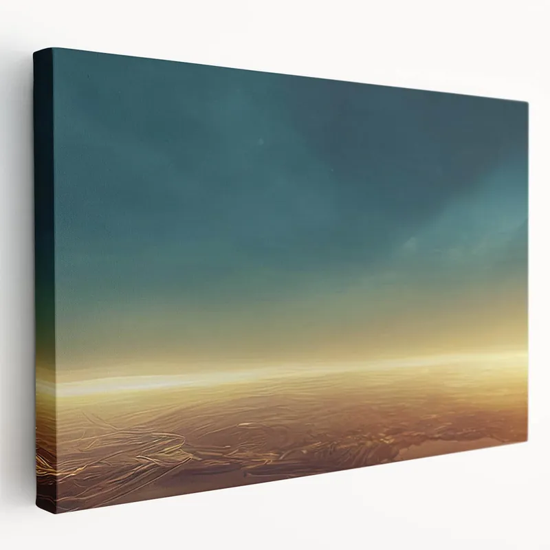 Sunset Sky Wall Decor - Vibrant Skyscape and Cloudscape Canvas Art High Quality