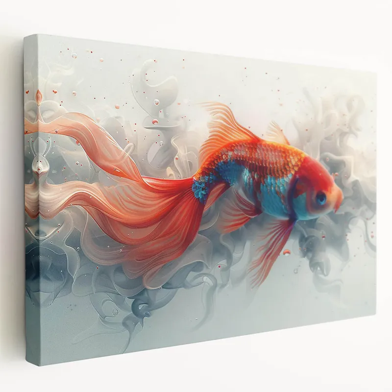 Today Only Elegant Fish Wall Art - Goldfish Canvas Print - Underwater Decor