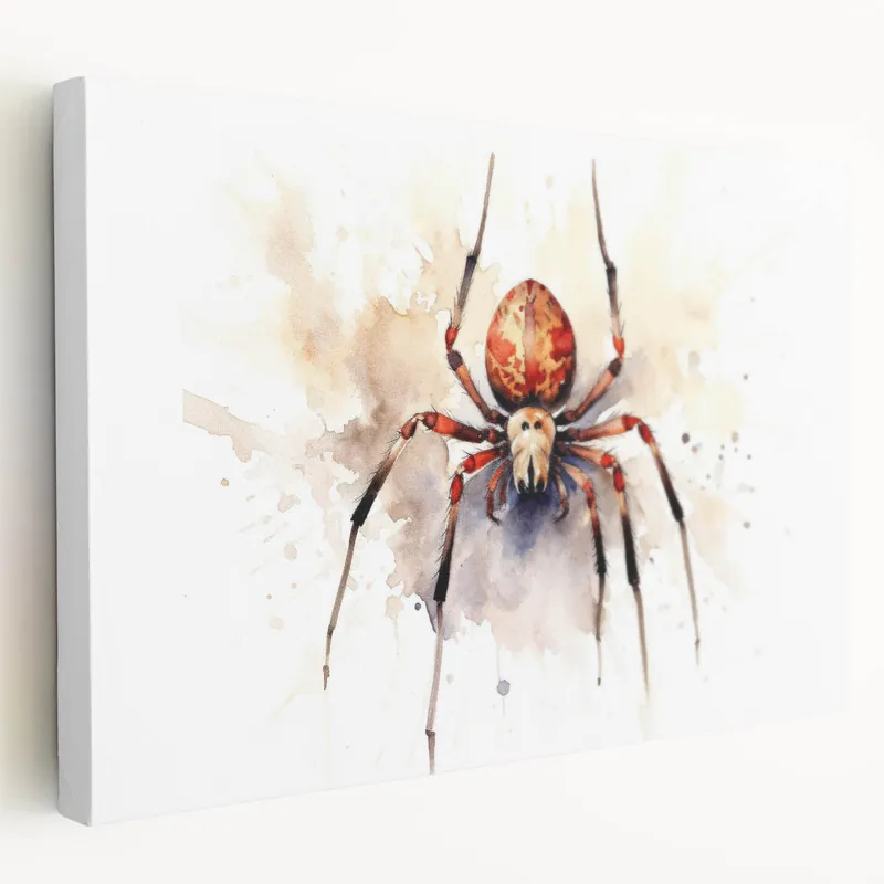 Watercolor Spider Art - Elegant Arachnid Wall Decor - Canvas & Prints Factory Price