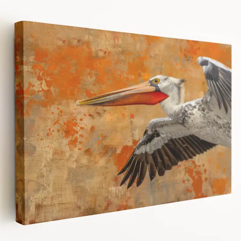 Limited Time Dynamic Pelican Wall Art - Bold Pelican Decor for Modern Spaces