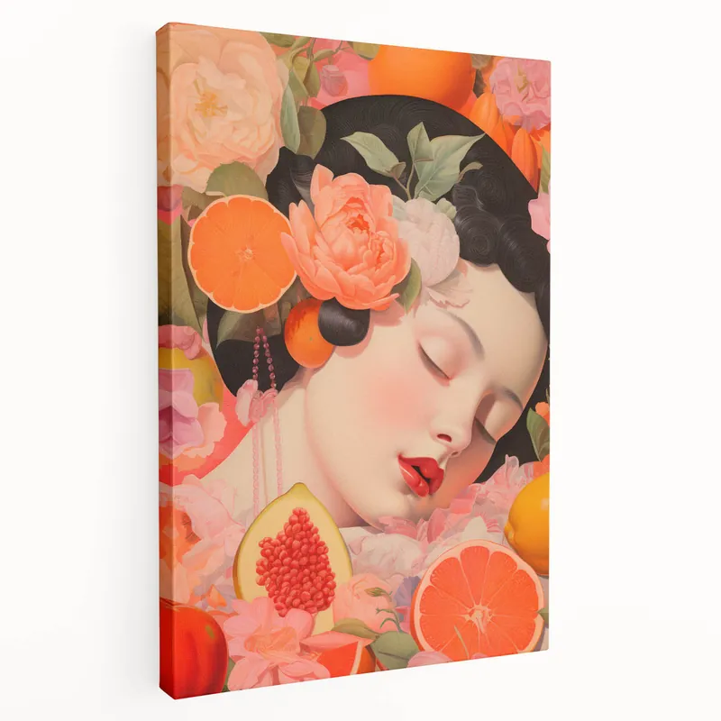 Wholesale Maximalist Wall Art – Vibrant Floral and Fruit Decor for Eclectic Style