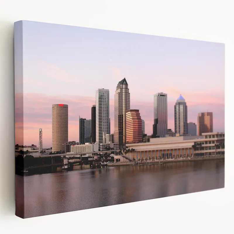 Tampa Skyline Art – Stunning Downtown Tampa Wall Art for Home Decor Cheap