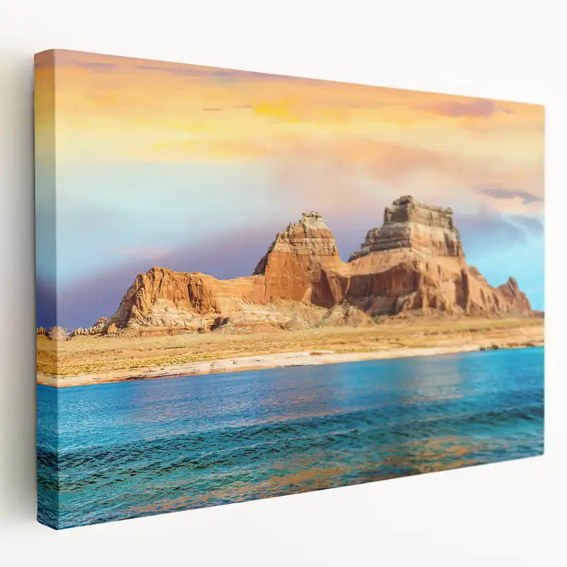 Vibrant Lake Powell Wall Art – Arizona Scenic Landscape Canvas & Prints Limited Edition
