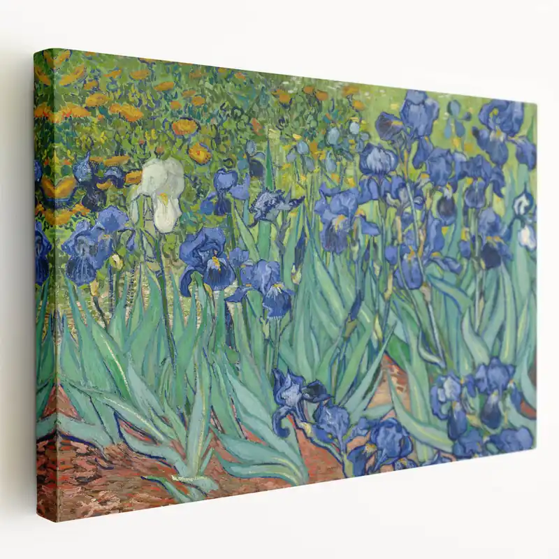Warranty Included Starry Night Wall Art - Irises in Bloom by Vincent van Gogh