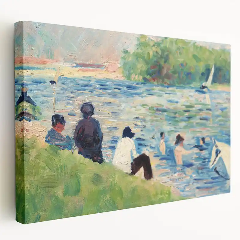 Study of Bathers by Georges Seurat - Modern Art Prints for Wall Decor Time-Limited