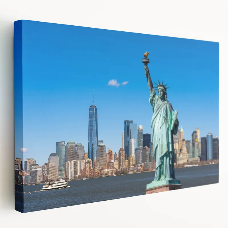 Statue of Liberty Art - NYC Landmark Wall Art New York Skyline Print Super Sale
