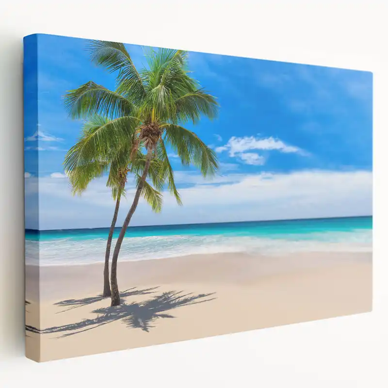 Modern Fiji Scenery Posters - Tranquil Pier Seascape Art