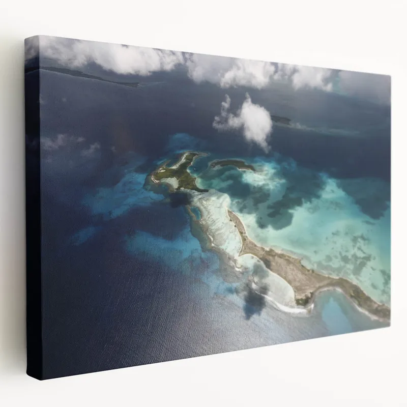Venezuela Photography Art - Aerial View of Pristine Venezuelan Islands One Day Deal