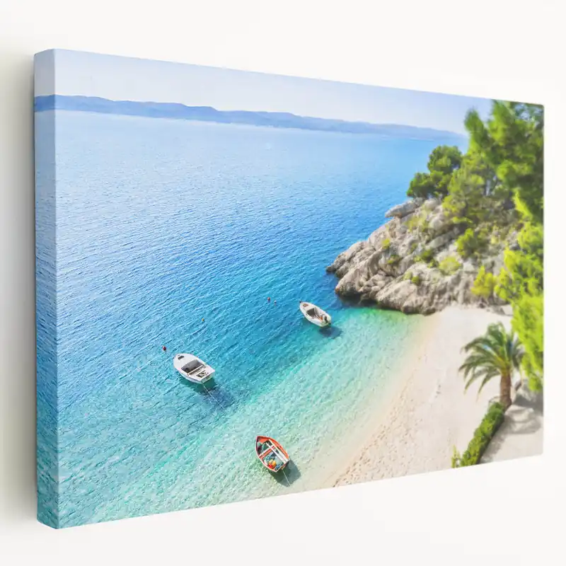 Get Yours Split Croatia Art - Pristine Adriatic Beach Print