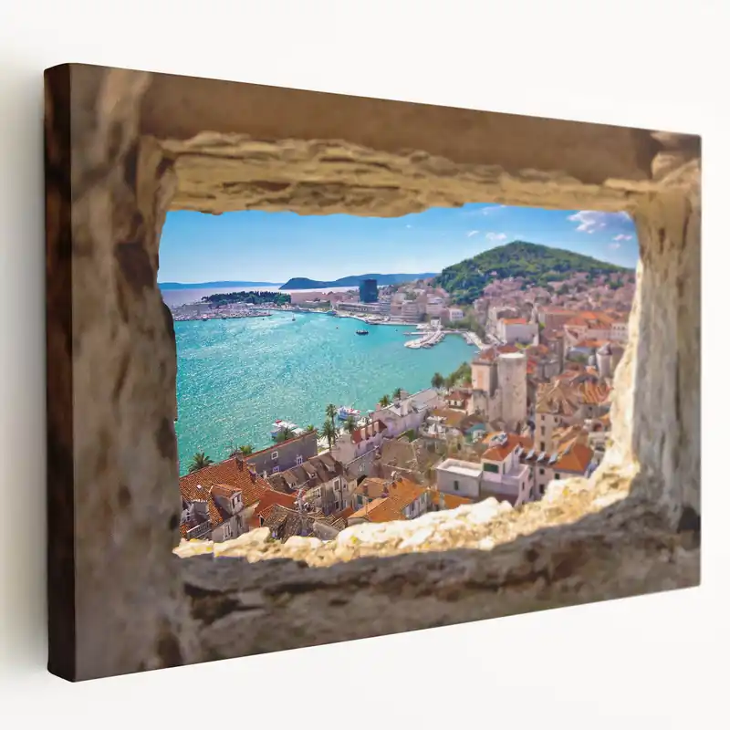 Bulk Order Adriatic Coast Art - Split Croatia Window View Print