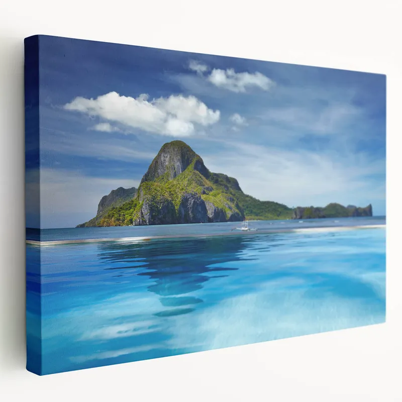 Tropical Scenery Art - Filipino Island Paradise Canvas in Southeast Asian Style Exclusive Offer