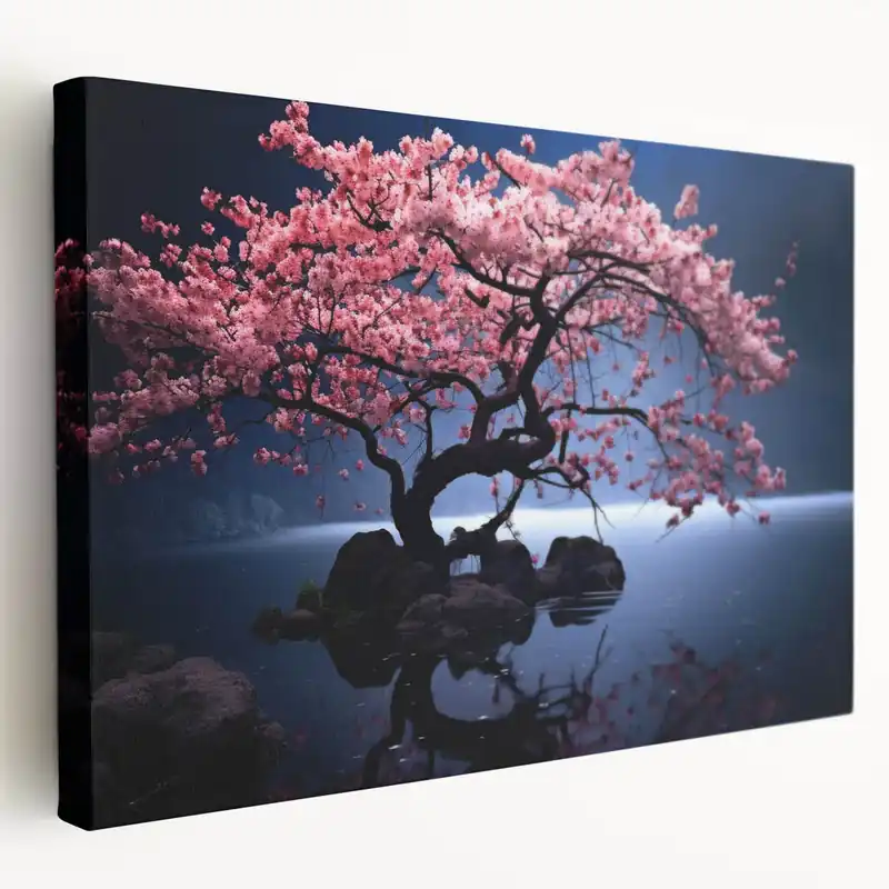Get Yours Cherry Blossom Flower Paintings – Japanese Sakura Art on Canvas