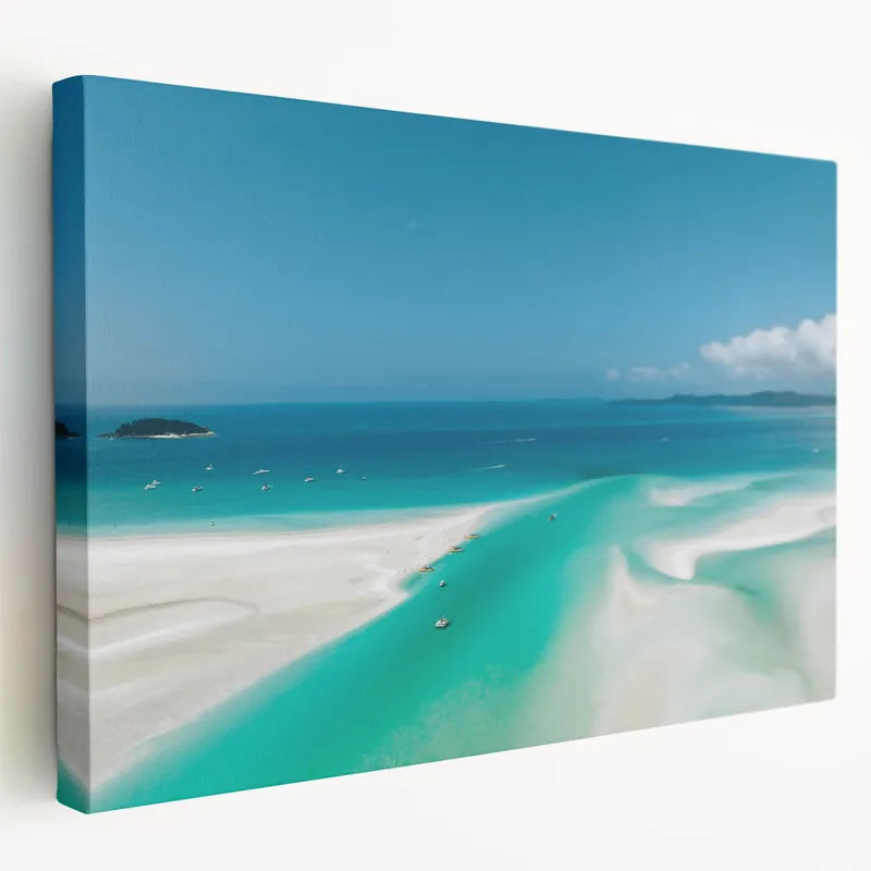 Deal Great Barrier Reef Wall Art - Serene Ocean and Beach Canvas Prints
