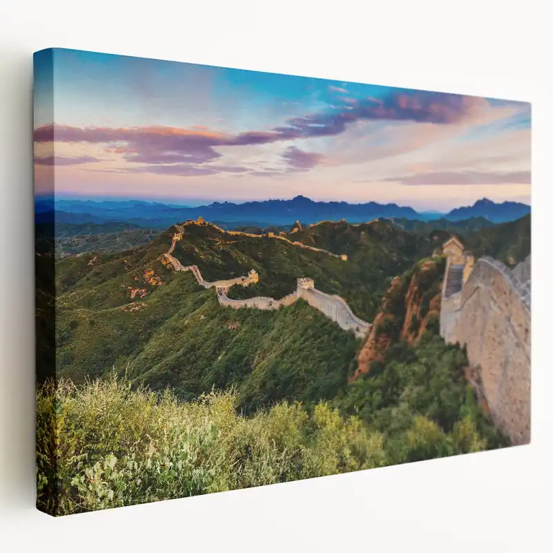 Great Wall Panorama Canvas Art – Stunning Chinese Landscape Wall Decor Last Chance
