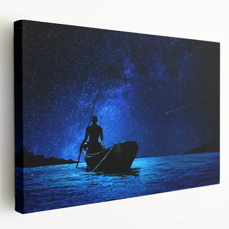 Night Fishing Under Stars - Mali Photography Print Must Have