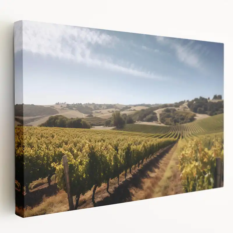 Wholesale Vineyard Acrylic Glass Art - Serene Vineyard Wall Art for Modern Decor
