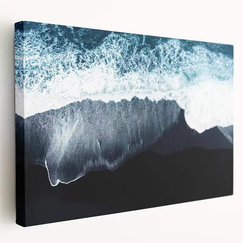 Viral Majestic Ocean Beach Canvas Art - Coastal Beach Scene Wall Decor