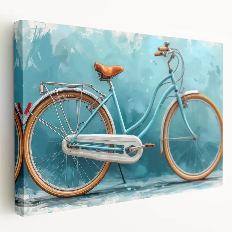 Vintage Bicycle Wall Art - Cycling-Themed Artistic Canvas for Home Decor Bulk Order