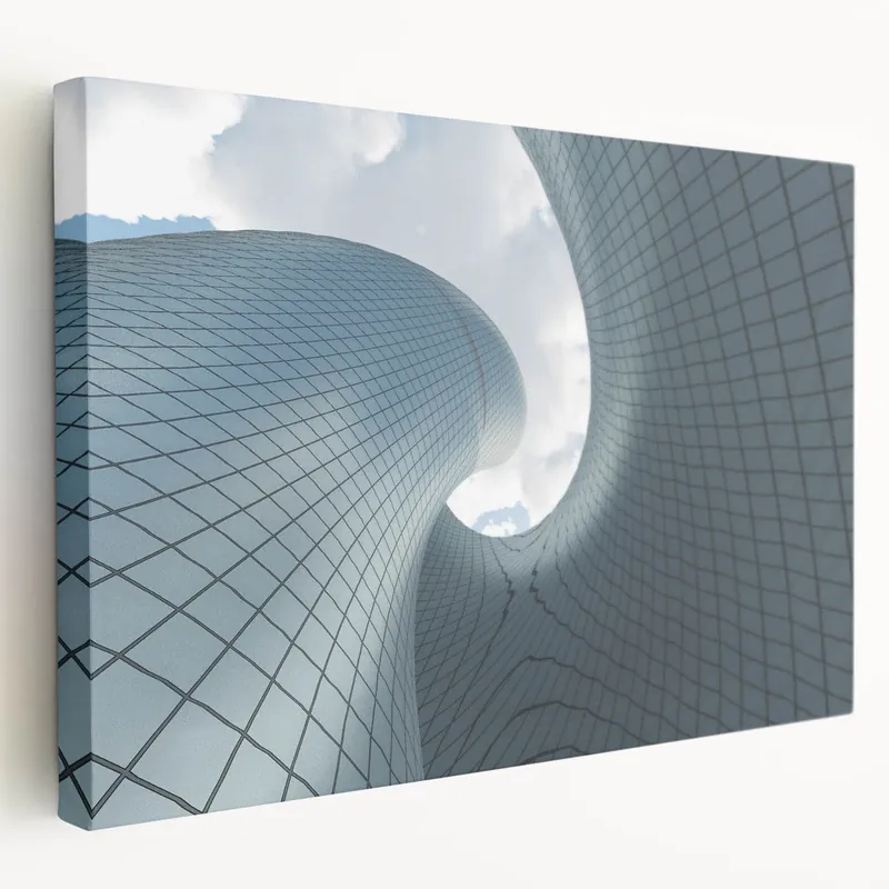 Futuristic Skyscraper Art - Urban Architecture Prints - Modern Wall Decor Fan Favorite