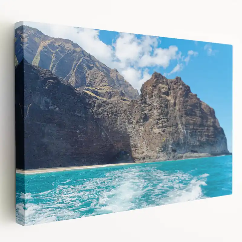 Scenic Cliffs Canvas Art – Beautiful Coastal Landscape Print for Home Decor No Minimum Order