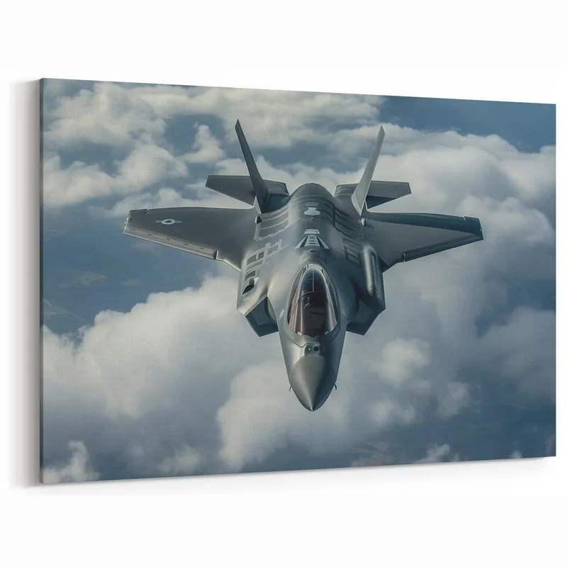 Advanced Stealth Jet Art - Modern Aviation Wall Decor for Enthusiasts Special Offer