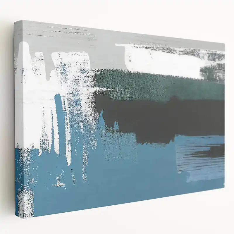 Save Now Modern Strokes Artwork | Geometric Line Art on Canvas with Abstract Design