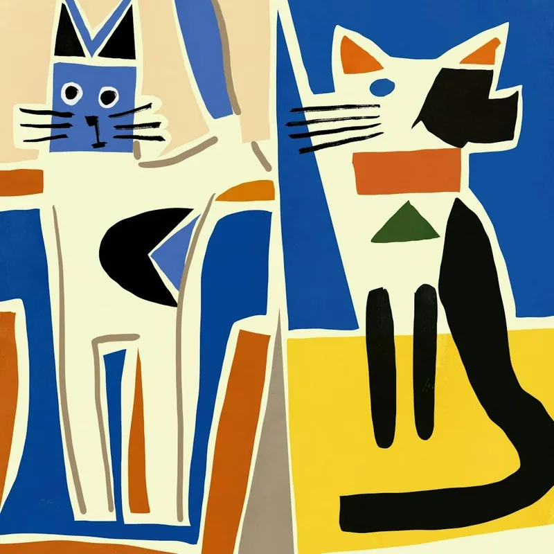 Worldwide Shipping Cats On A Chair