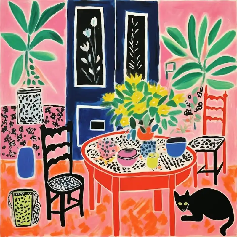 Trending Cat In The Dining Room 4