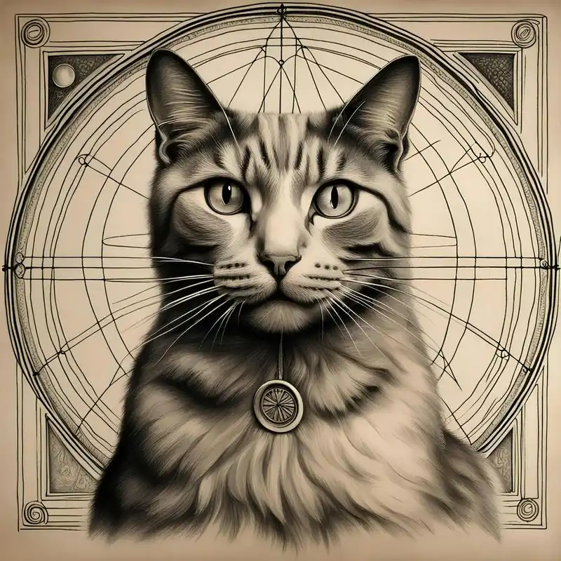 Vitruvian Cat Premium