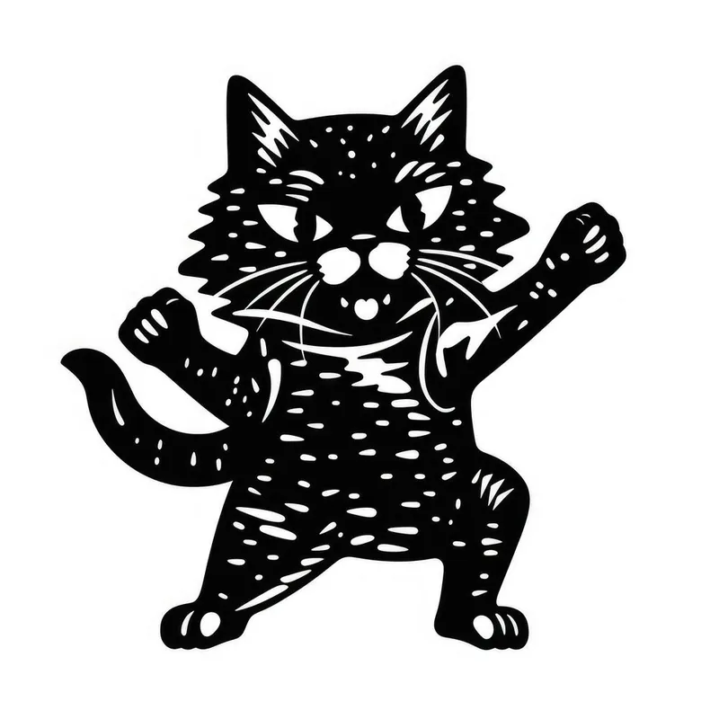 Black Cat Posing Price Drop