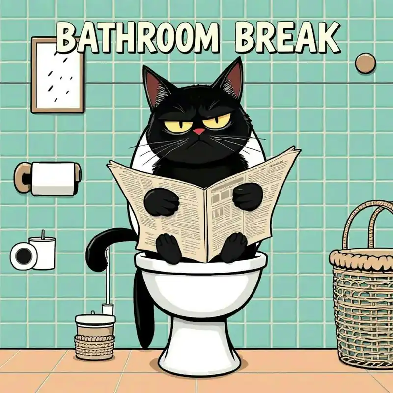 Special Offer Bathroom cat
