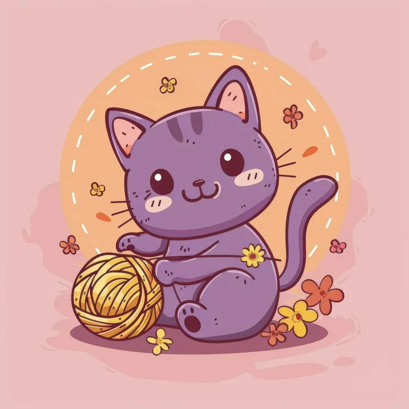 Viral Cute Cat Playing With Yarn 2