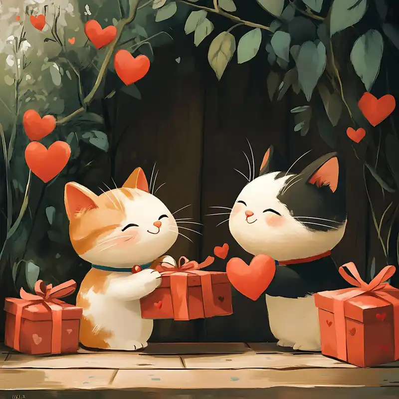 Price Drop Charming Cats Exchange Heart 5