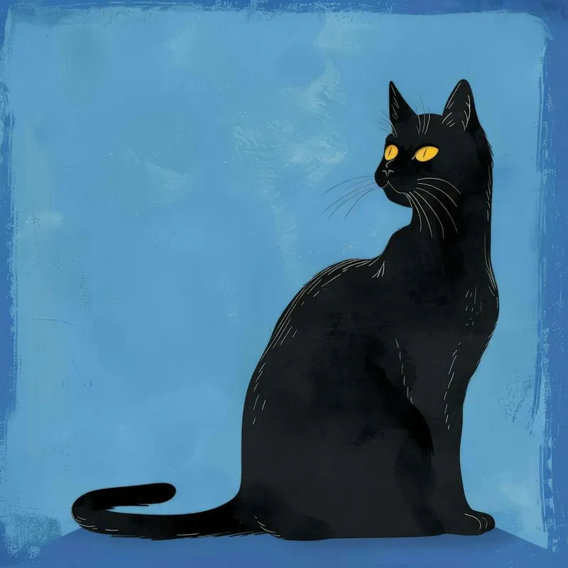 Black Cat With Yellow Eyes 3 Certified