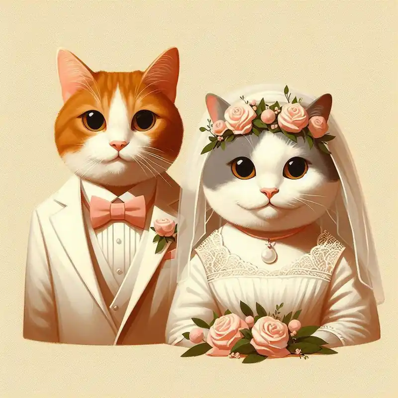 Wedding Cats V3 Same Day Shipping
