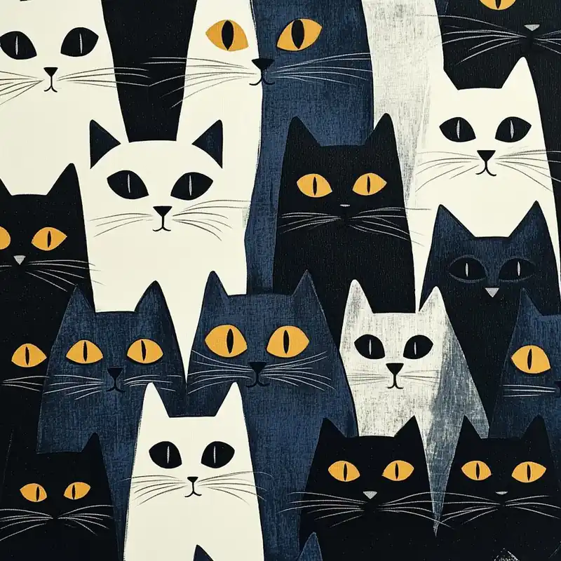 Black And White Cats Big Sale