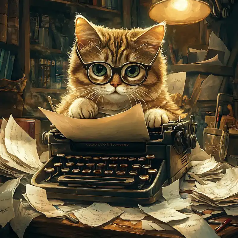 Funny Cat Writer Vintage 9 Order Now