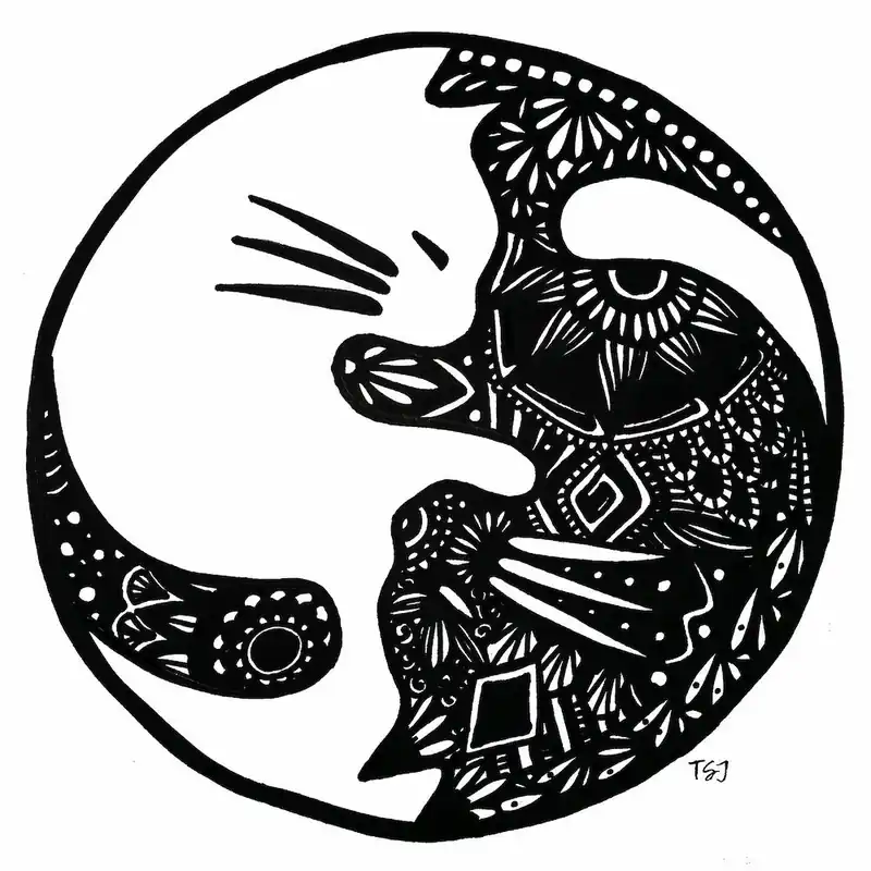 Yin Yang Kitty Luxury