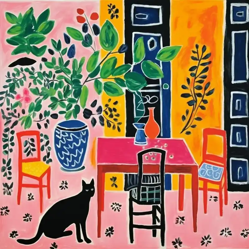 Cat In The Dining Room 3 Hot Deal