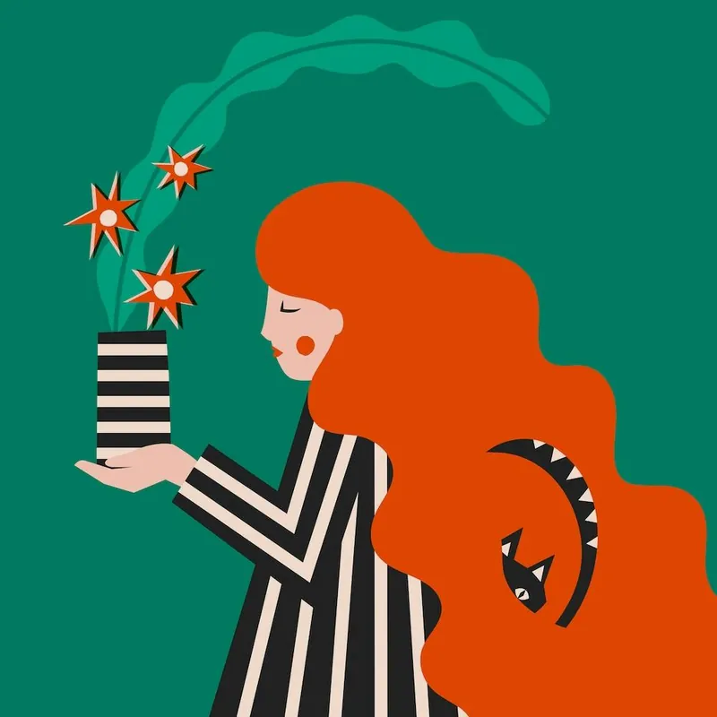 Redhead And Plant Square Buy Today
