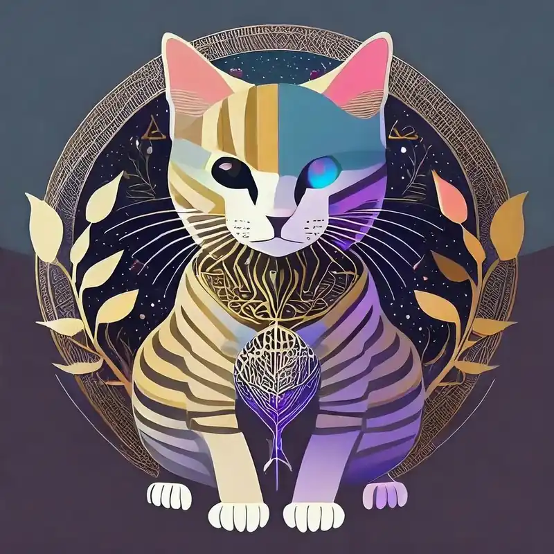 Spiritual cat modern Modern
