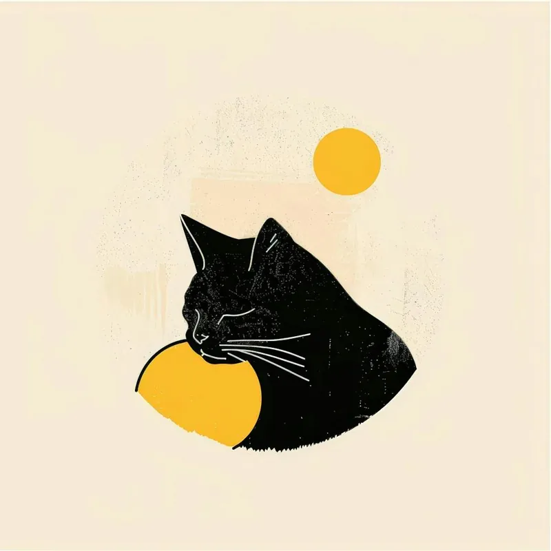 Cat With A Ball Limited Offer