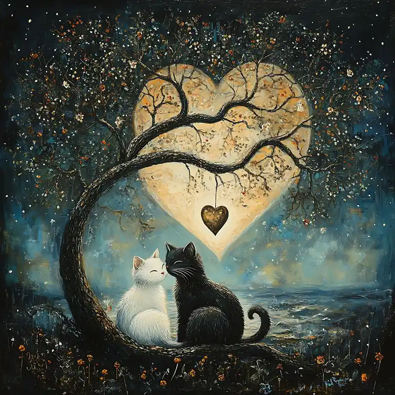 Dreamy Surrealist Cat Flash Sale