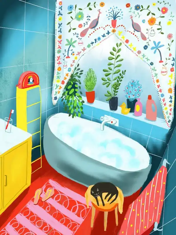 Bathroom Kitten Final Sale